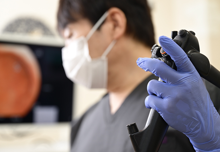 大腸カメラ検査の様子