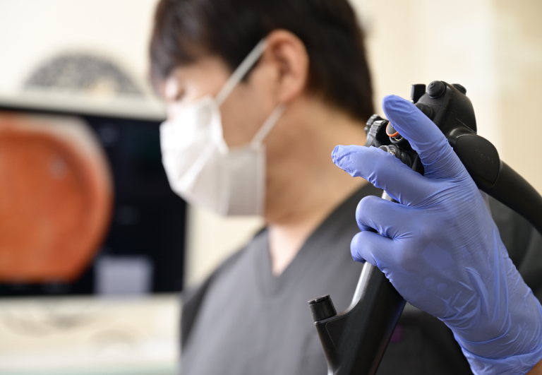 内視鏡検査様子